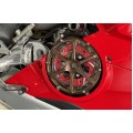 Aella Bi-color Wet Clutch Pressure Plate for the Ducati Panigale / Streetfighter / Multistrada V4 / S / Speciale, 1299 R FE, and 1299 Superleggera